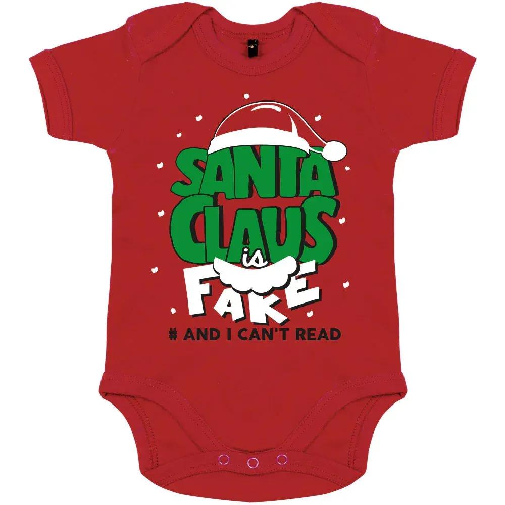 Santa Clause Is Fake Organic Baby Onesie - BIG FRENCHIES