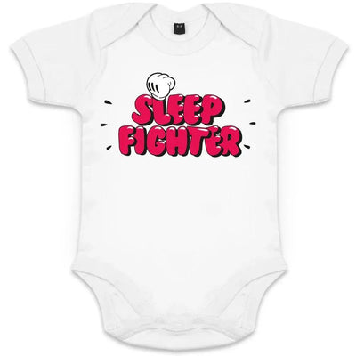 Sleep Fighter Organic Baby Girl Onesie