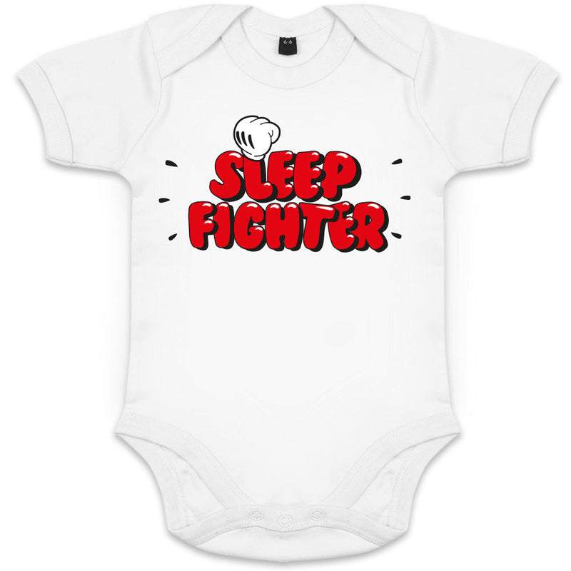 Sleep Fighter Organic Baby Boy Onesie - bigfrenchies