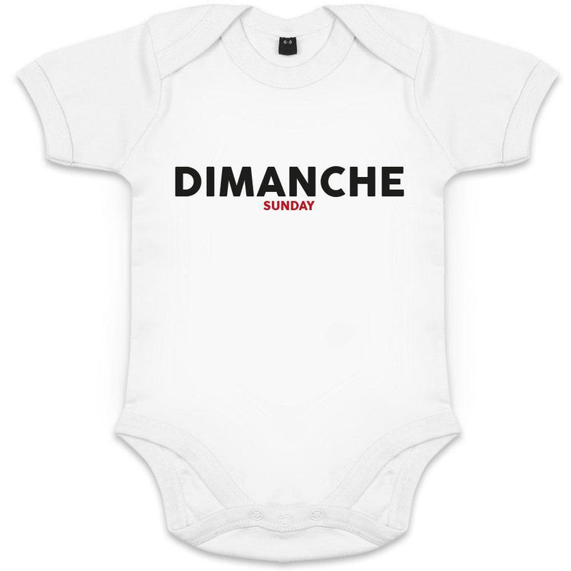 Dimanche/Sunday Organic Baby Onesie - bigfrenchies