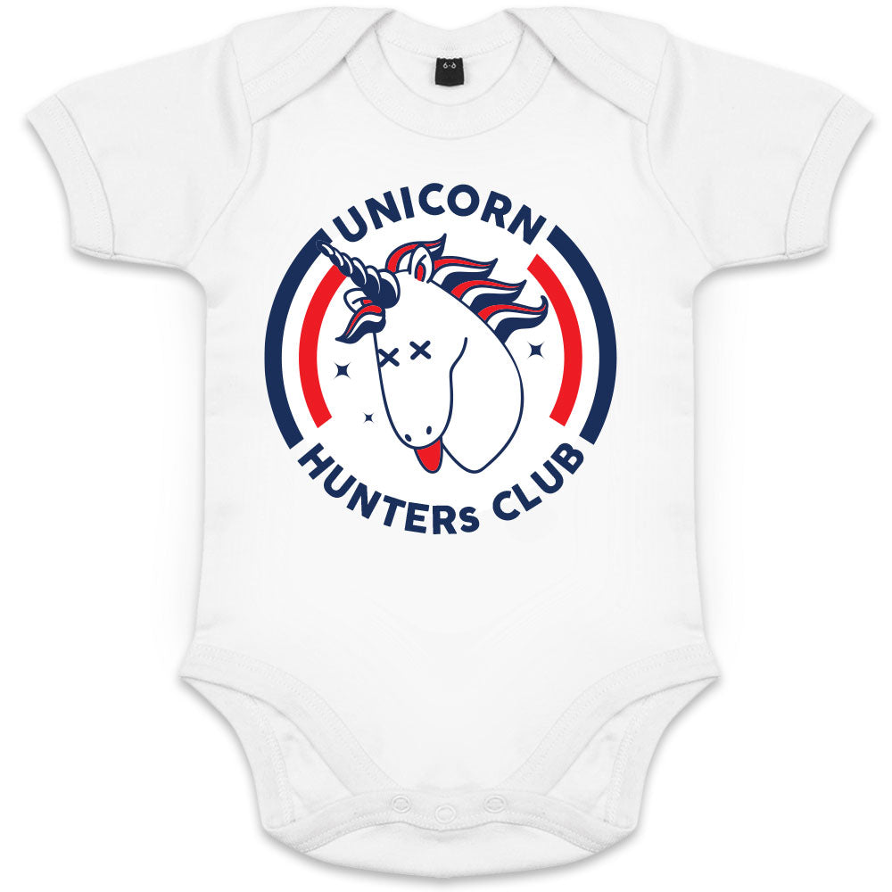 Unicorn Hunter Club Organic Baby Boy Onesie - bigfrenchies