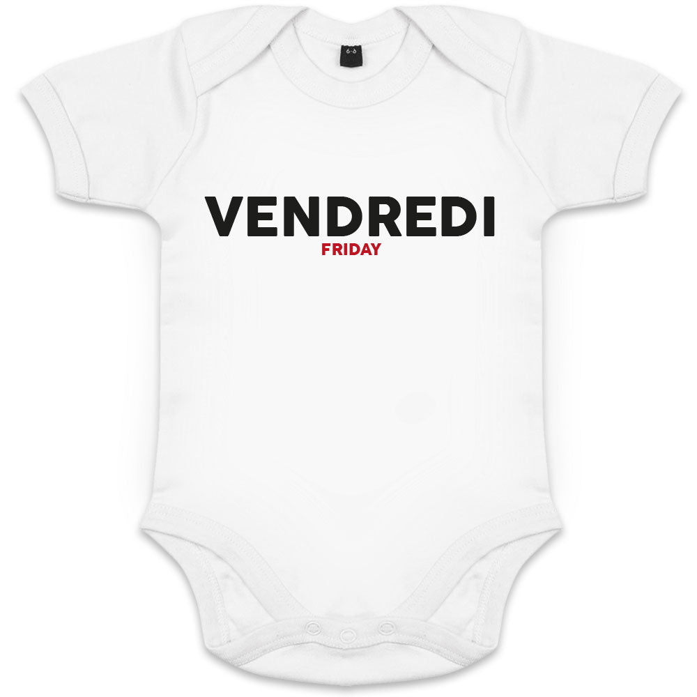 Vendredi/Friday Organic Baby Onesie - bigfrenchies