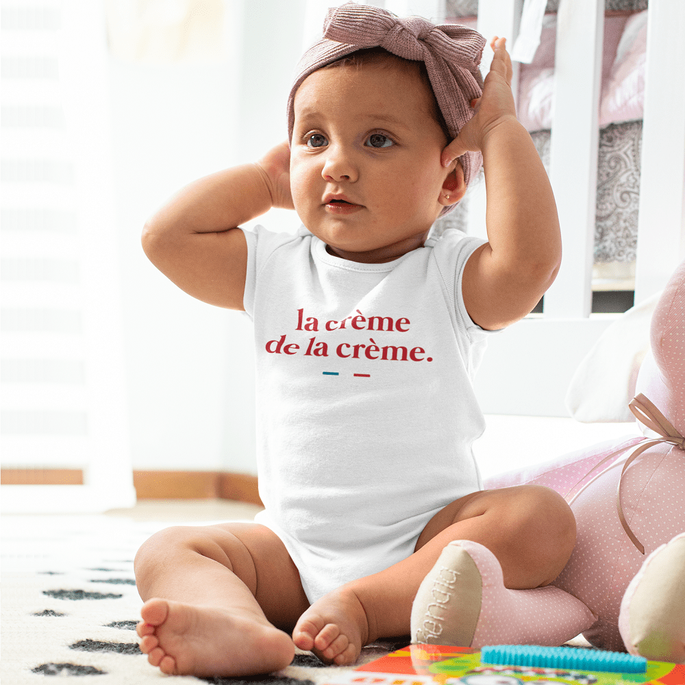 La Crème De La Crème Organic Baby Onesie - BIG FRENCHIES