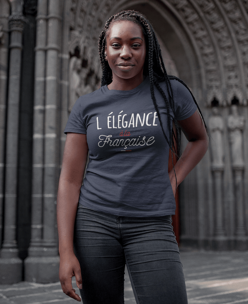 L'Elegence À La Française Women's Organic Tee - BIG FRENCHIES