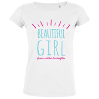 Beautiful Girl Mom and Child Organic Cotton Family Set (Set of 2)