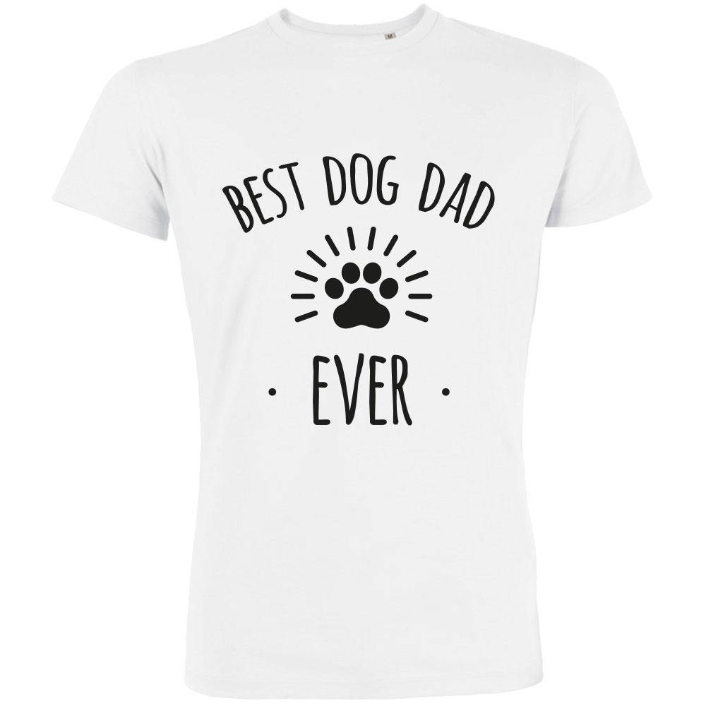 Best Dog Dad Ever Men's Organic Tee - bigfrenchies