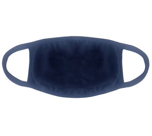 Navy Blue Organic Cotton Face Mask - BIG FRENCHIES