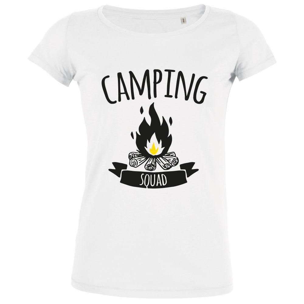 Camping Squad Women's Organic Tee - bigfrenchies