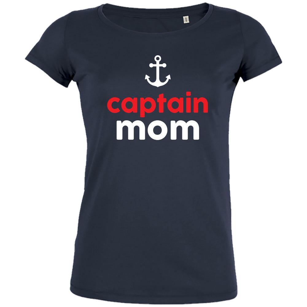 Captain Mom Women's Organic Tee - bigfrenchies