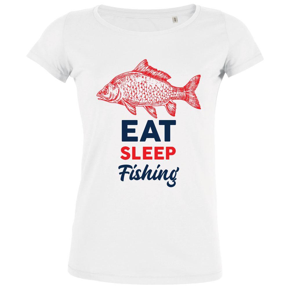 Eat Sleep Fishing Women's Organic Tee - bigfrenchies