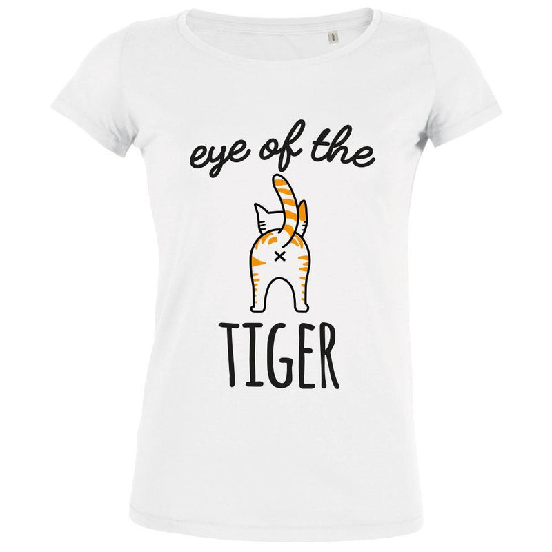 Eye Of The Tiger Women's Organic Tee - bigfrenchies