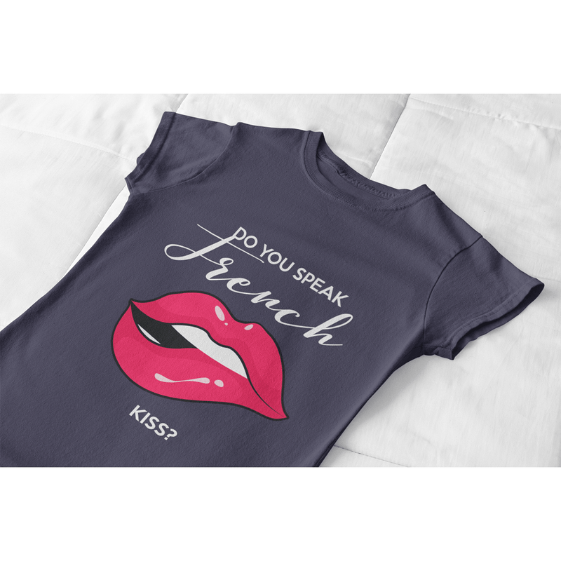 Do You Speak French Kiss Women's Organic Tee - BIG FRENCHIES