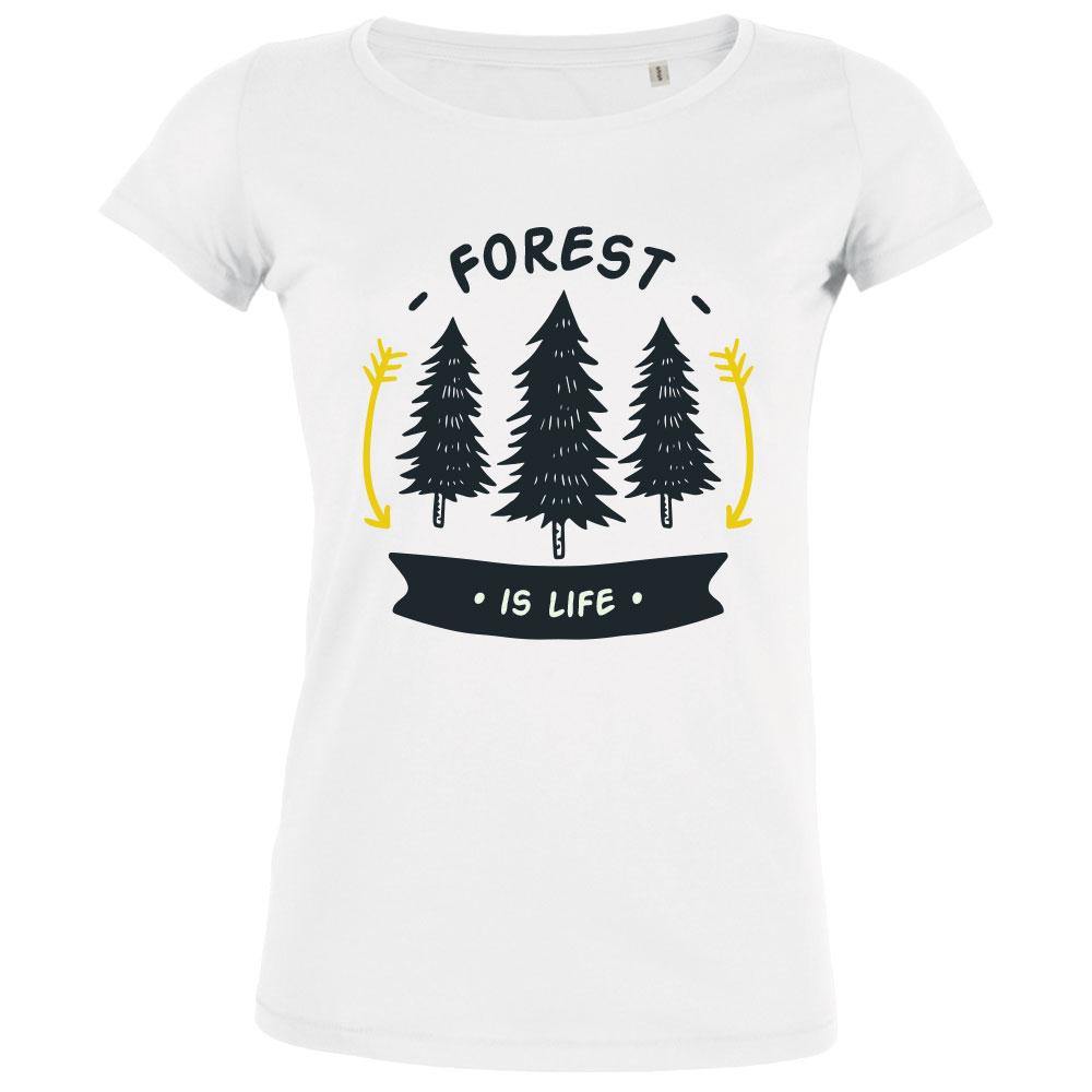 Forest Is Life Women's Organic Tee - bigfrenchies