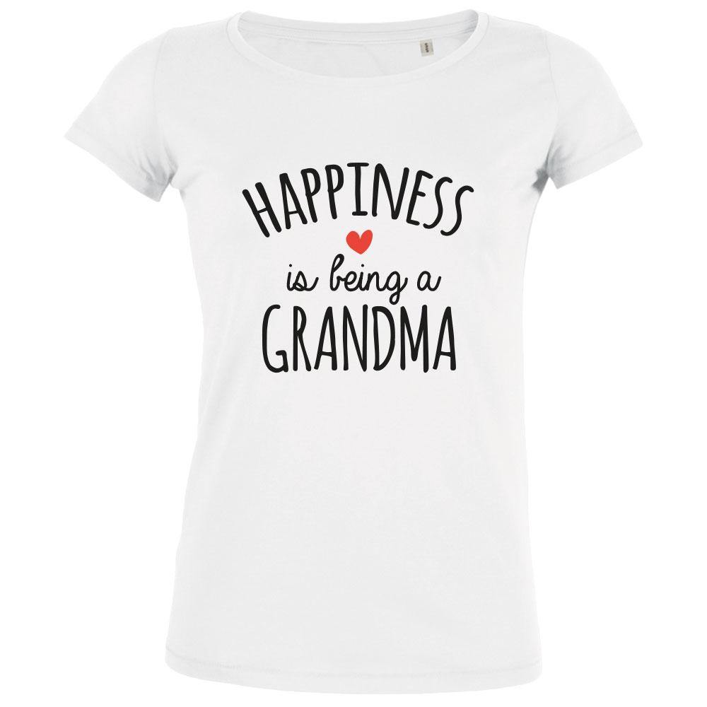 Happiness Is Being A Grandma Women's Organic Tee - bigfrenchies