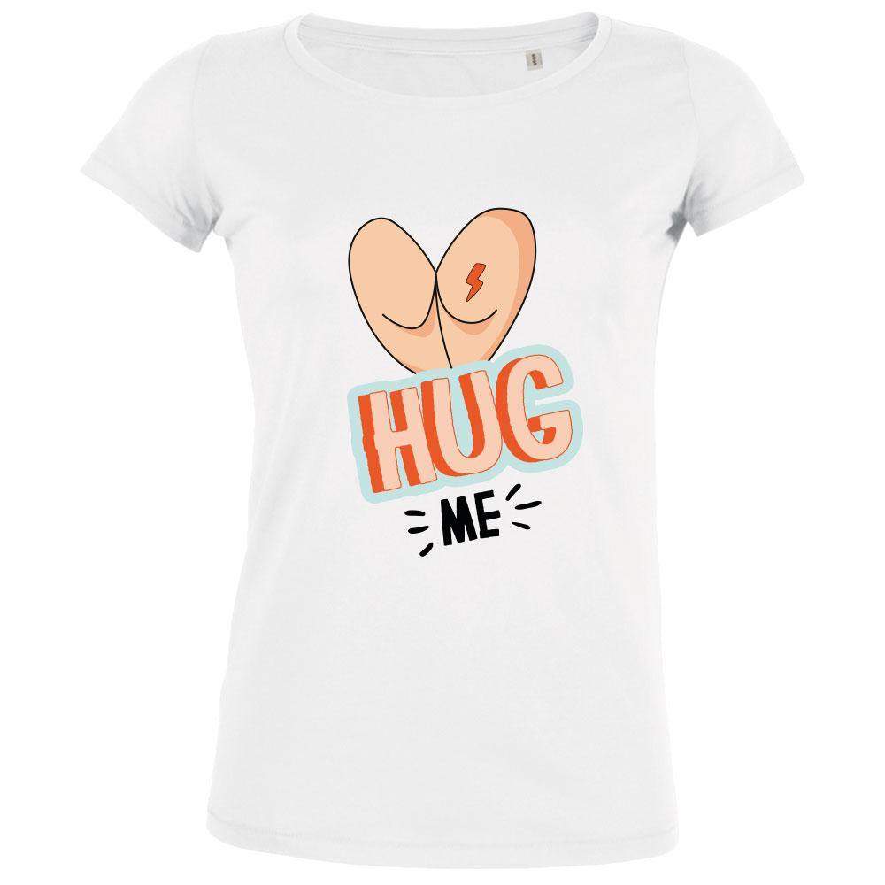 Hug Me Women's Organic Tee - bigfrenchies