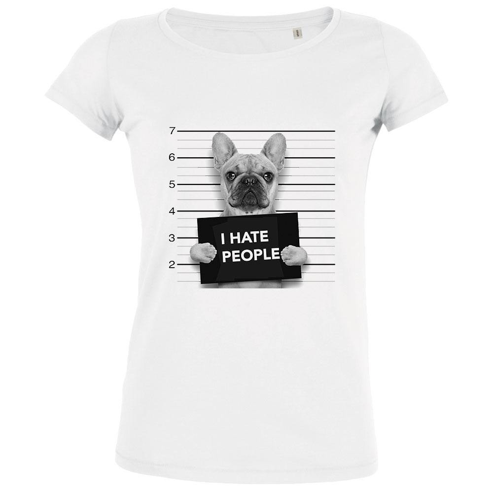 I Hate People Women's Organic Tee - bigfrenchies