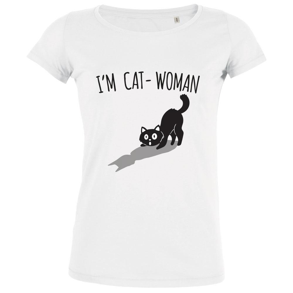 I'm A Cat Woman Women's Organic Tee - bigfrenchies