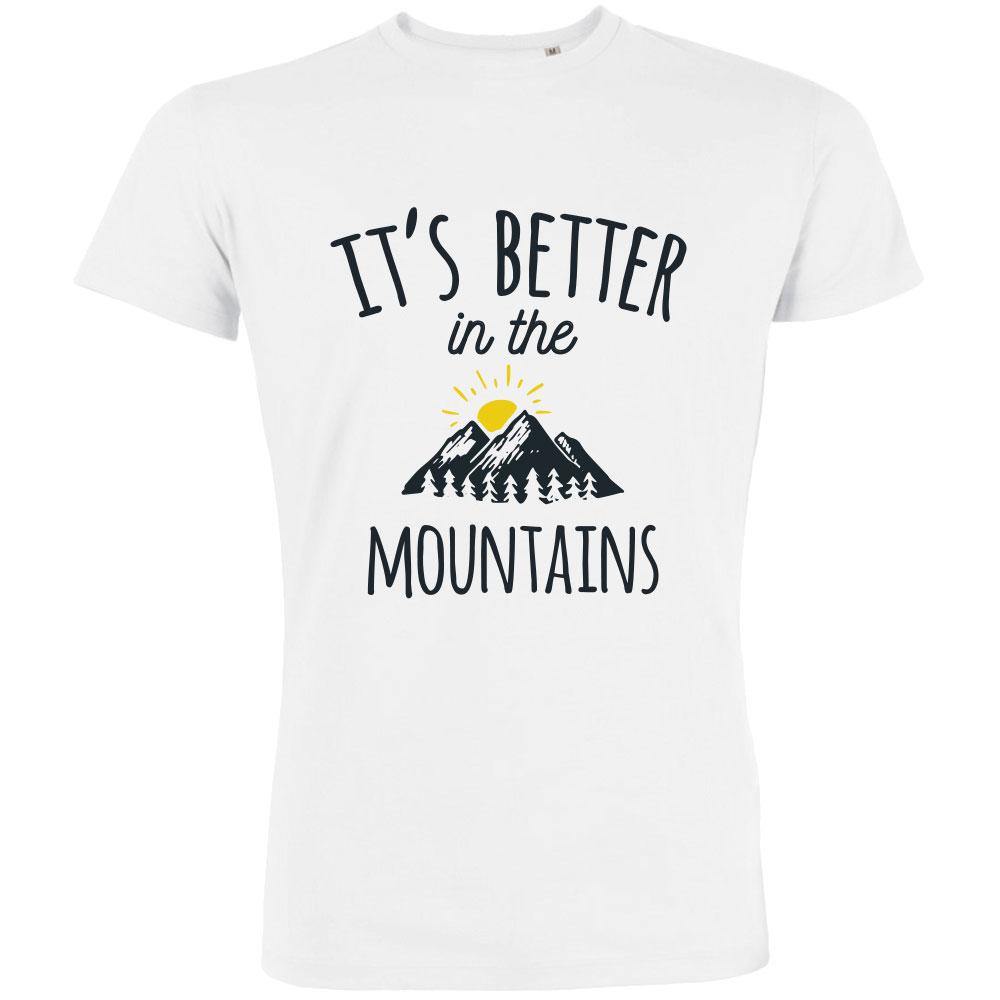 It's Better In The Mountains Men's Organic Tee - bigfrenchies