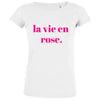 La Vie en Rose Women's Organic Tee (Black) - BIG FRENCHIES