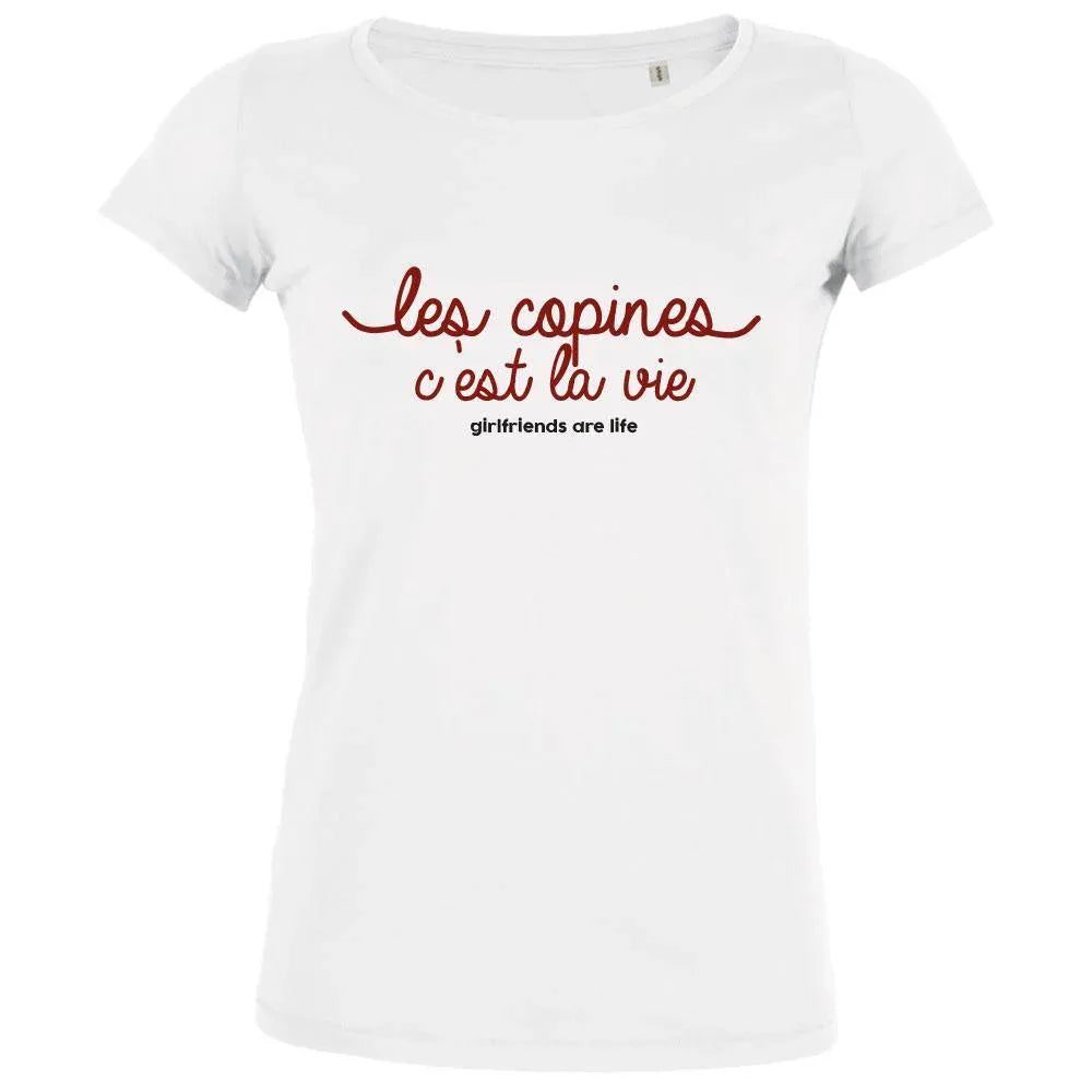 Les Copines C'est La Vie Women's Organic Tee - BIG FRENCHIES