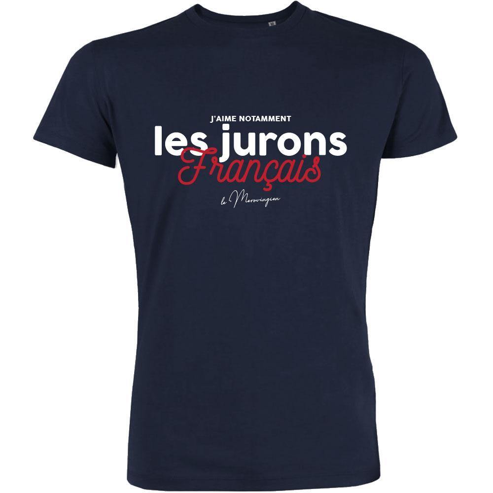 Les Jurons Français Men's Organic Tee (White) - bigfrenchies