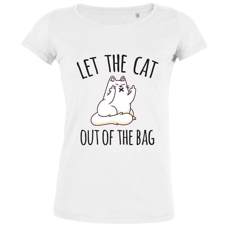 Let The Cat Out Of The Bag Women's Organic Tee - BIG FRENCHIES