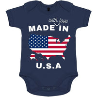 Made in USA Organic Baby Onesie - BIG FRENCHIES