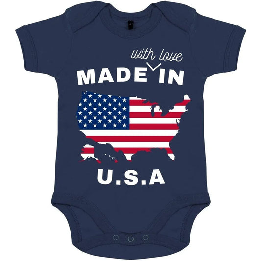 Made in USA Organic Baby Onesie - BIG FRENCHIES