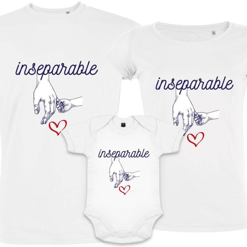 Inseparable Matching Family Organic Tees (Set of 3) - BIG FRENCHIES