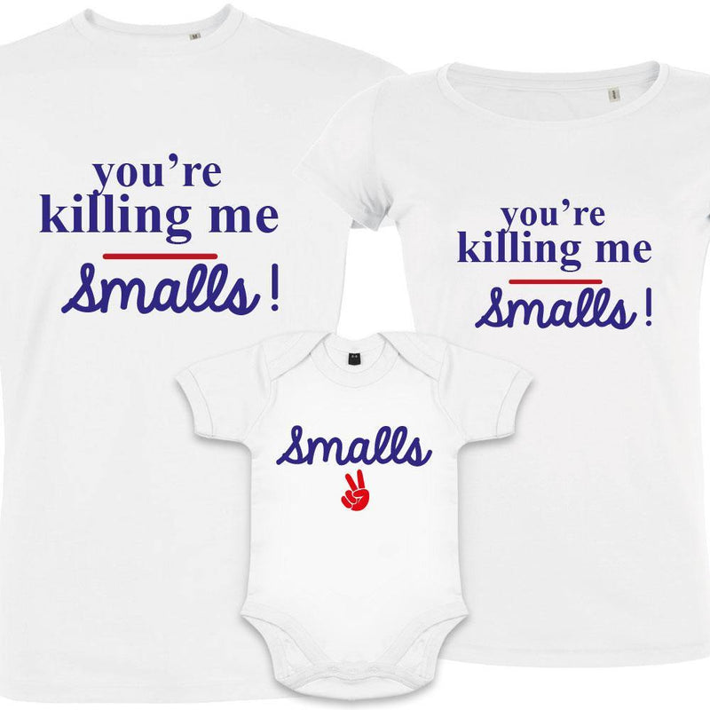 You're Killing Me Smalls Matching Family Organic Tees (Set of 3) - BIG FRENCHIES