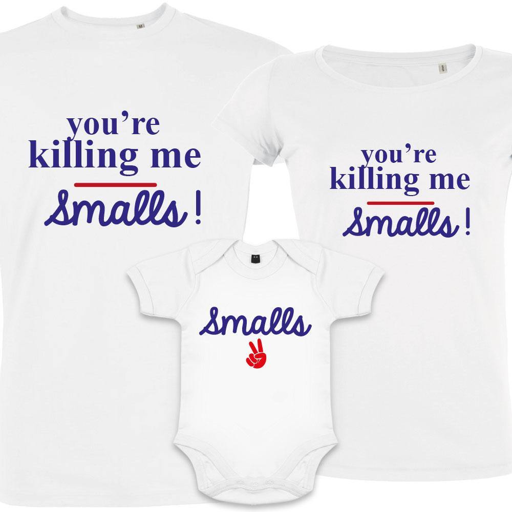 You're Killing Me Smalls Matching Family Organic Tees (Set of 3) - BIG FRENCHIES