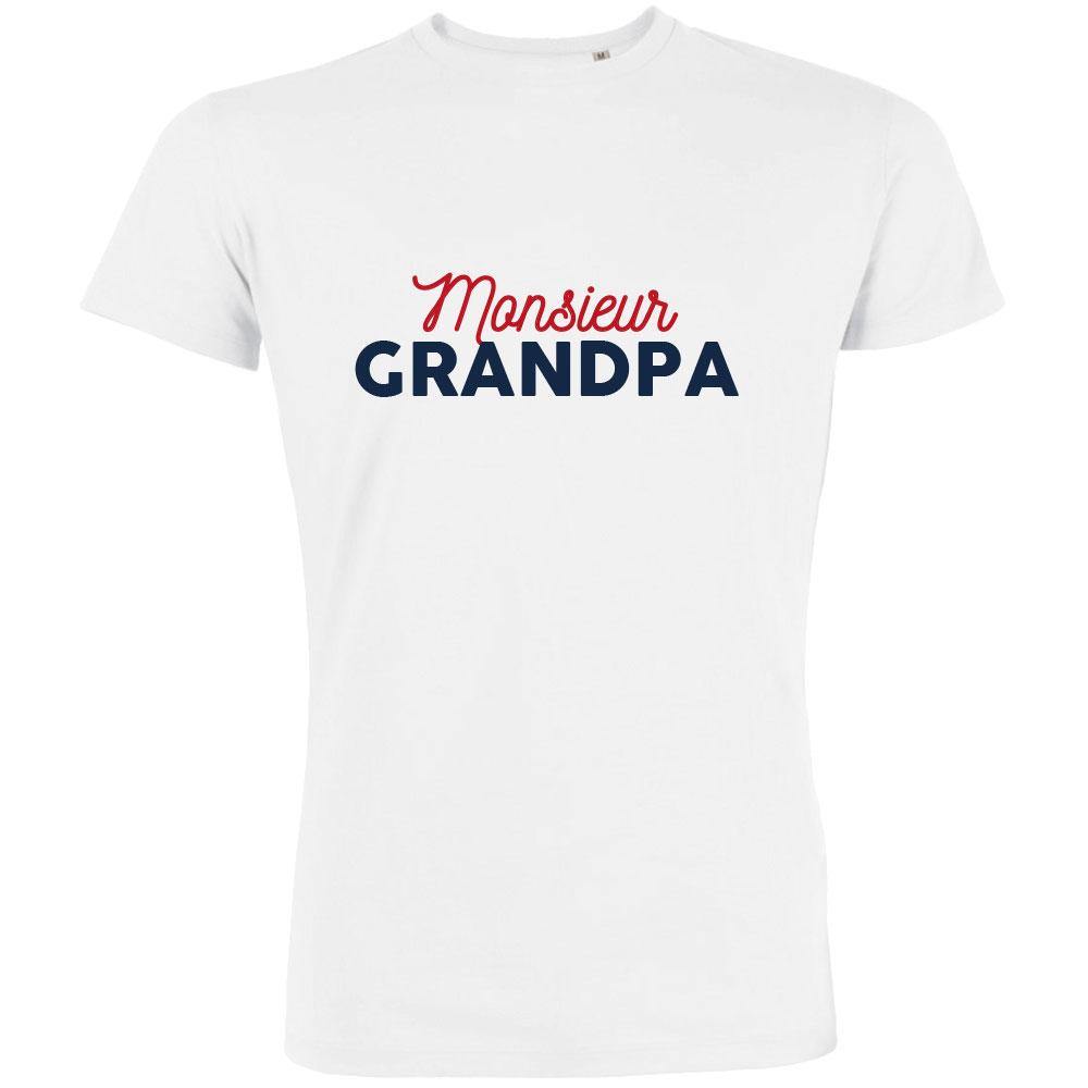 Monsieur Grandpa Men's Organic Tee - bigfrenchies