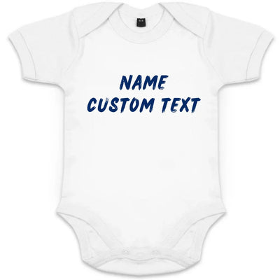 Personalized Name Organic Cotton Baby Onesie