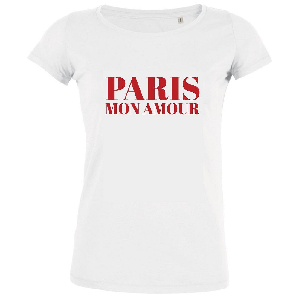 Paris Mon Amour Women's Organic Tee - BIG FRENCHIES