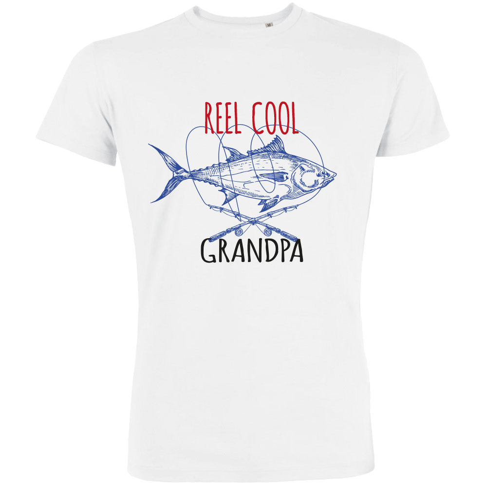 Reel Cool Grandpa Men's Organic Tee - BIG FRENCHIES