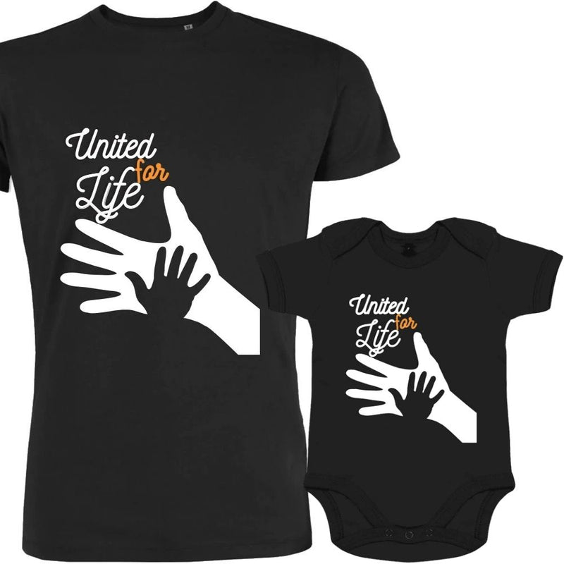 United for Life Dad and Child Matching Outfit