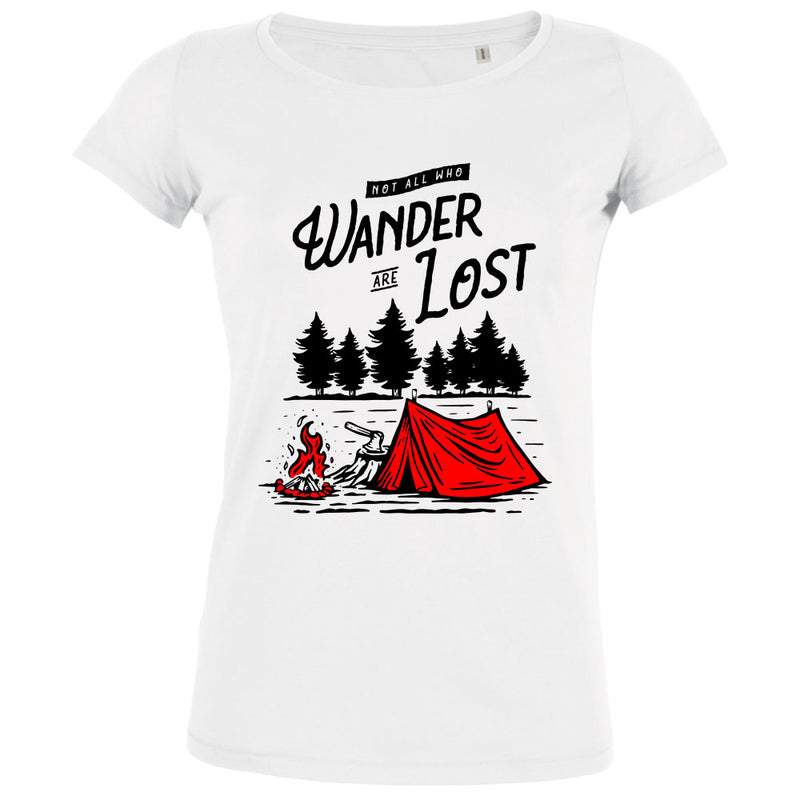 Not All Who Wander Are Lost Women's Organic Tee - BIG FRENCHIES